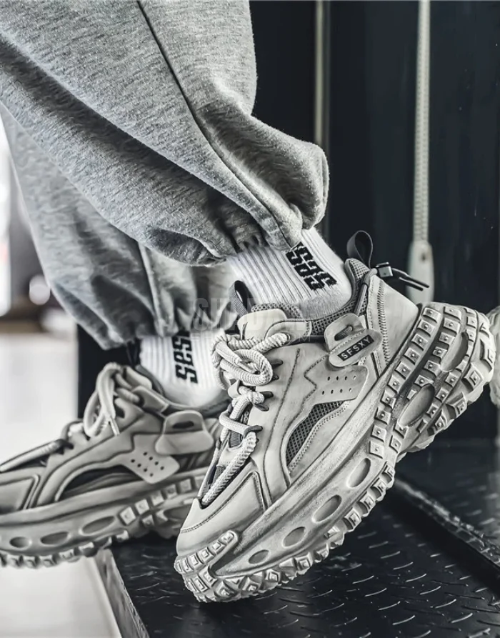 Grey Techwear Shoes - Image 8