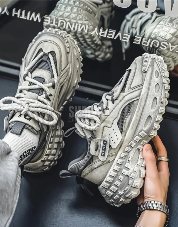 Grey Techwear Shoes - Image 9