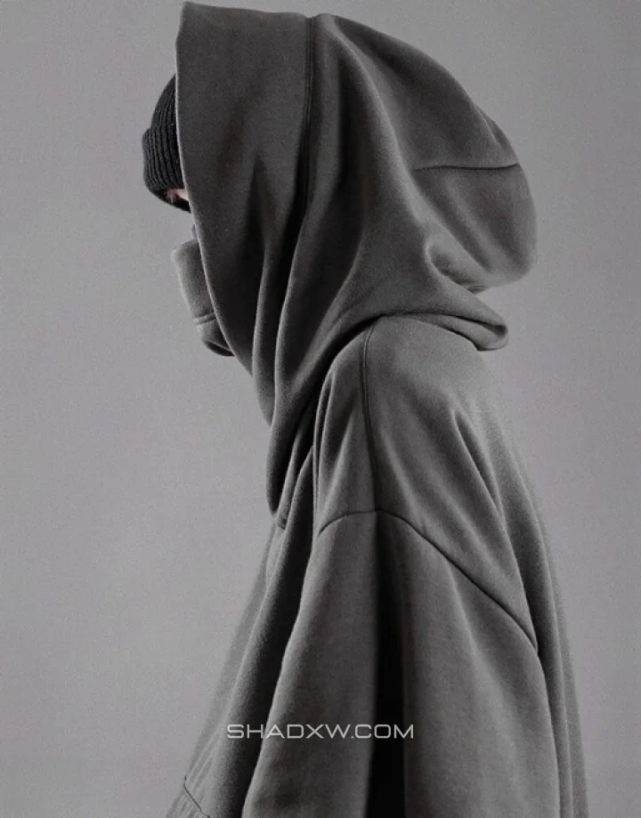 High Collar Hoodie - Image 11