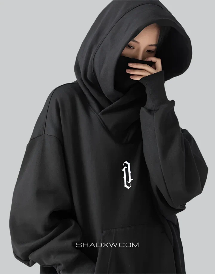 High Collar Hoodie - Image 12