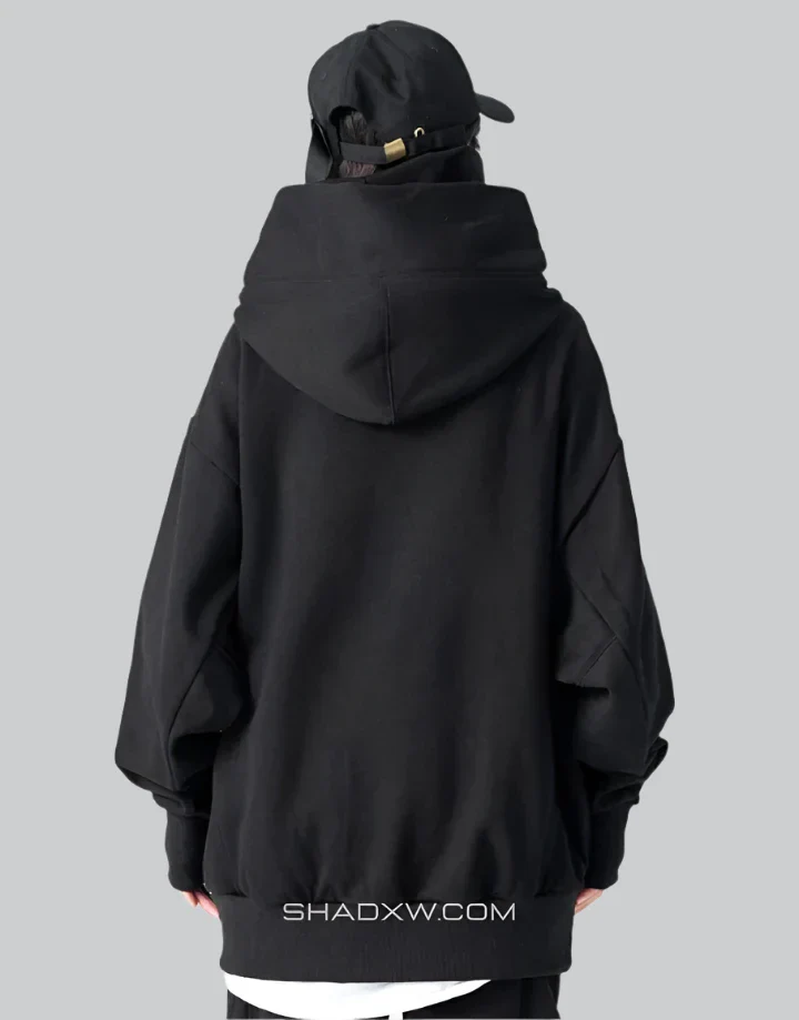 High Collar Hoodie - Image 16