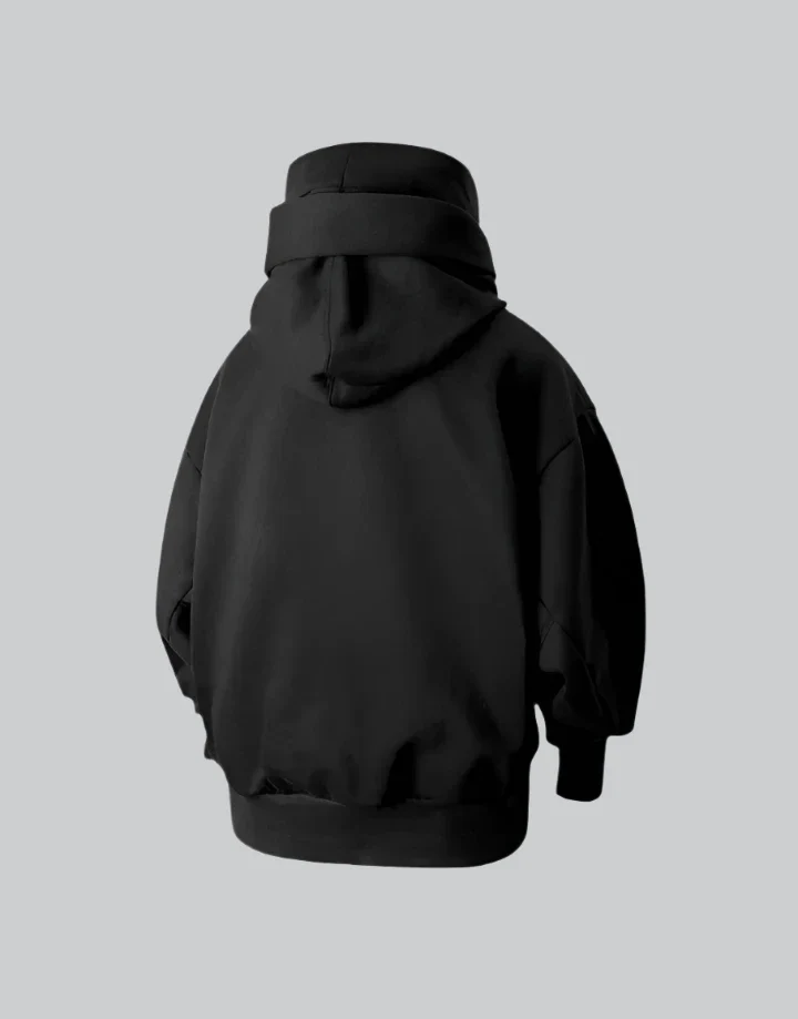 High Collar Hoodie - Image 3