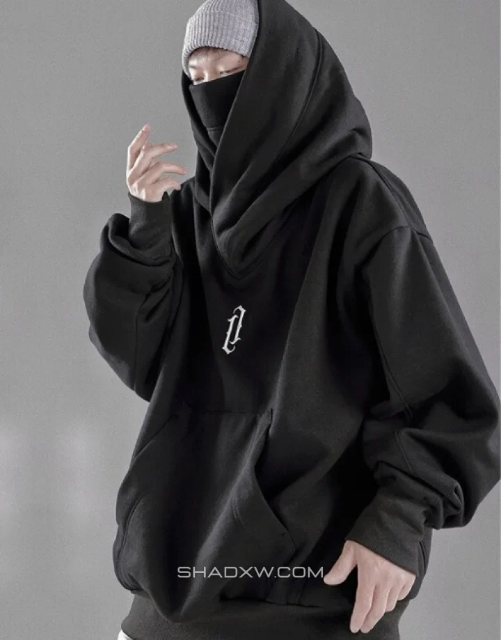 High Collar Hoodie - Image 7