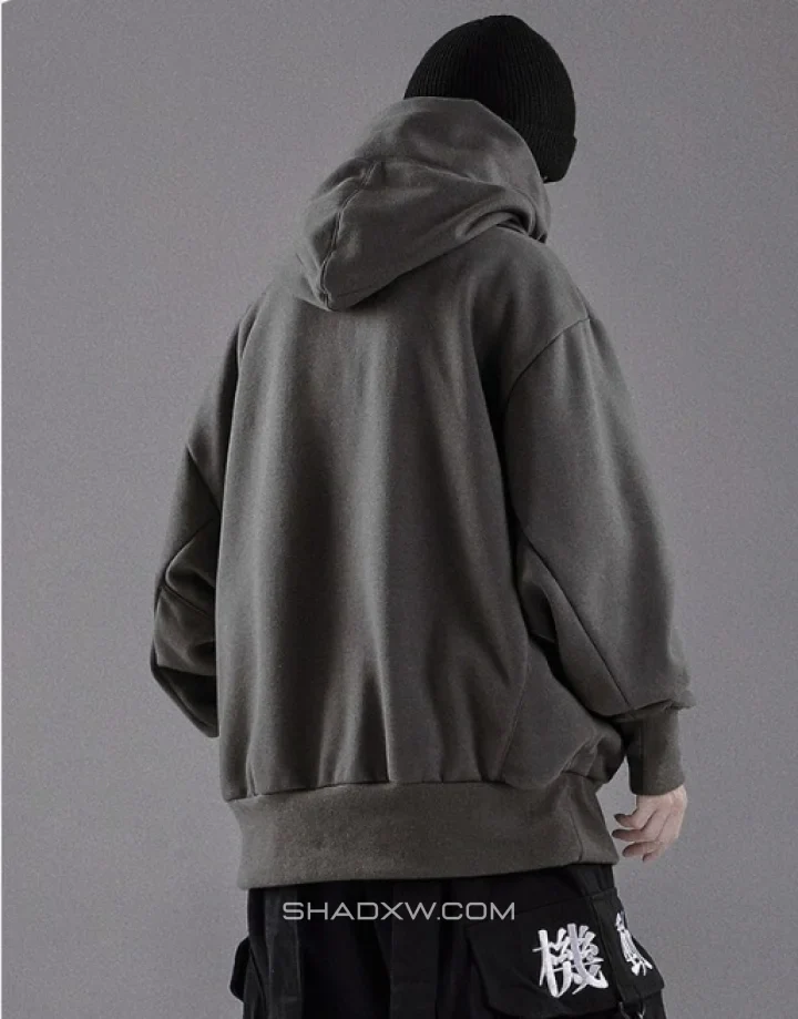 High Collar Hoodie - Image 9