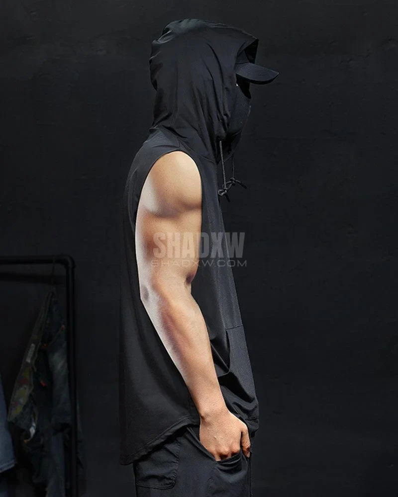 Hooded Sleeveless Shirt - Image 5