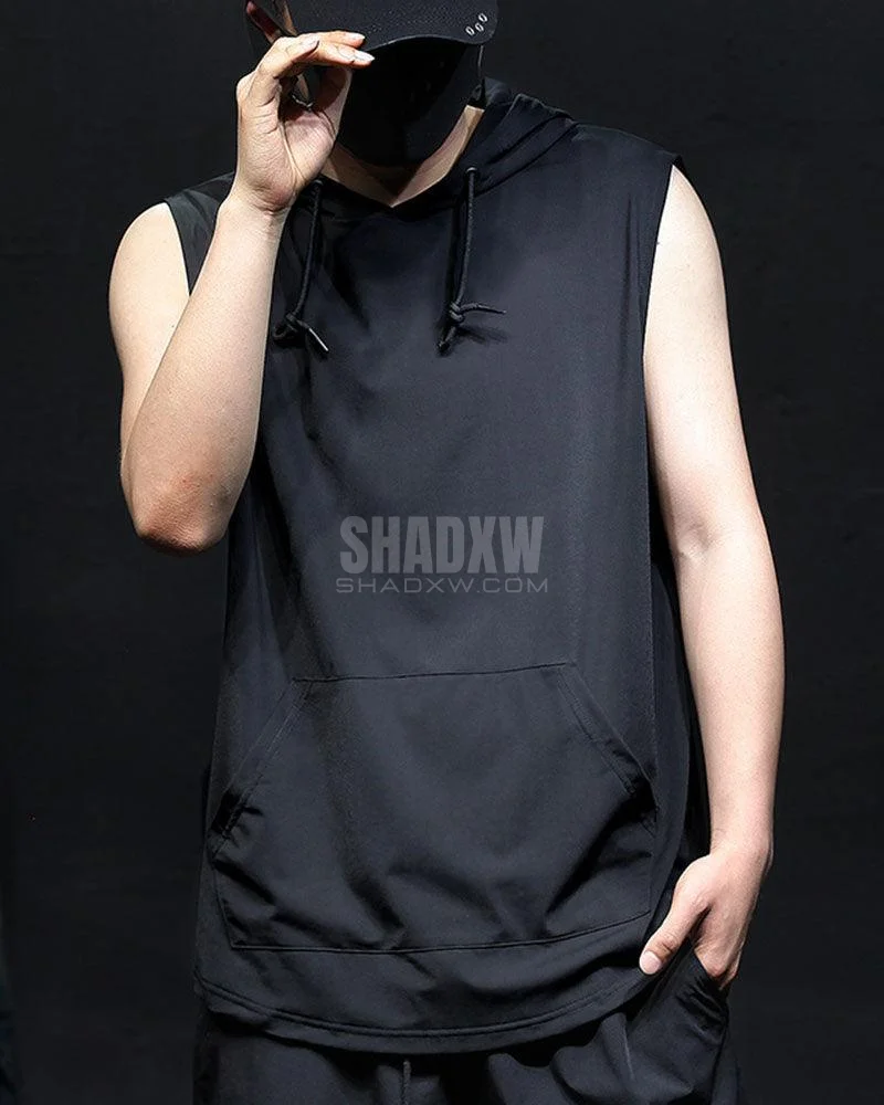 Hooded Sleeveless Shirt - Image 6