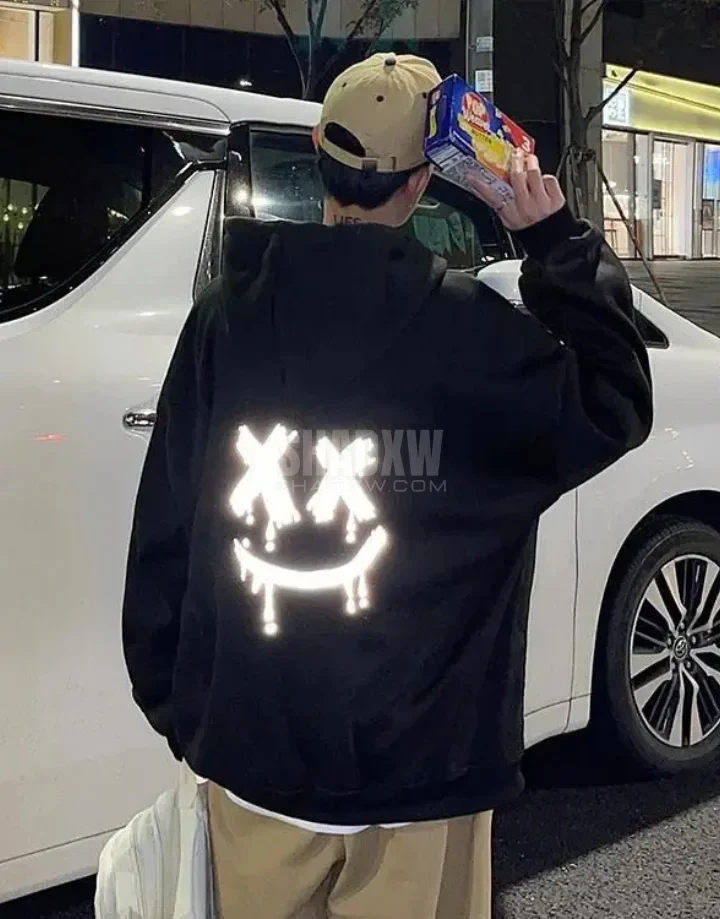 Hoodie with Reflective Logo - Image 7