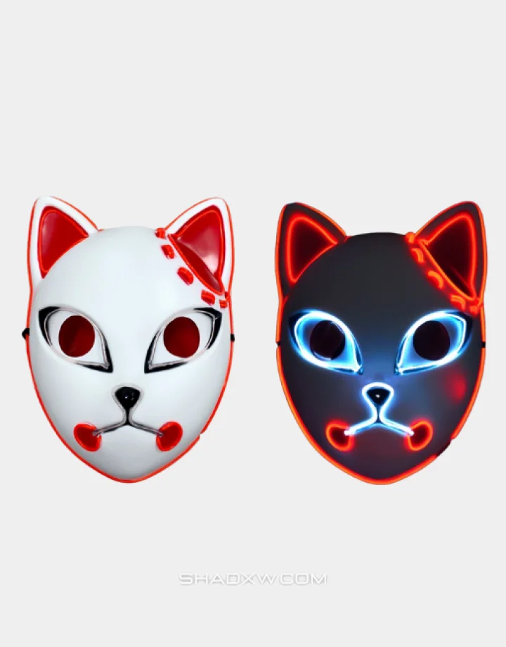 Japanese Cyberpunk Led Mask - Image 5