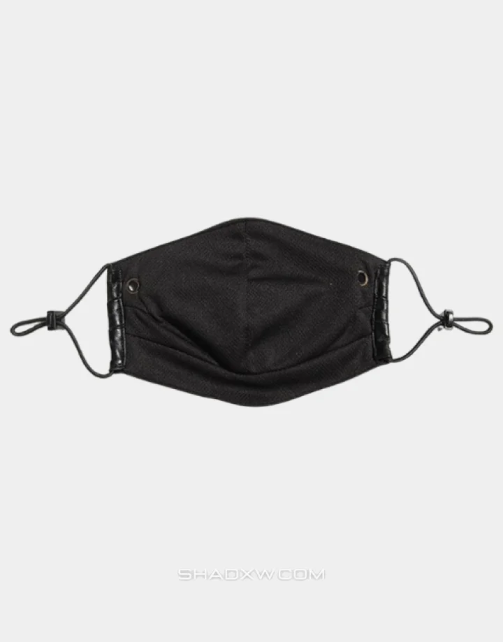 Leather Mask with Zipper Mouth - Image 2