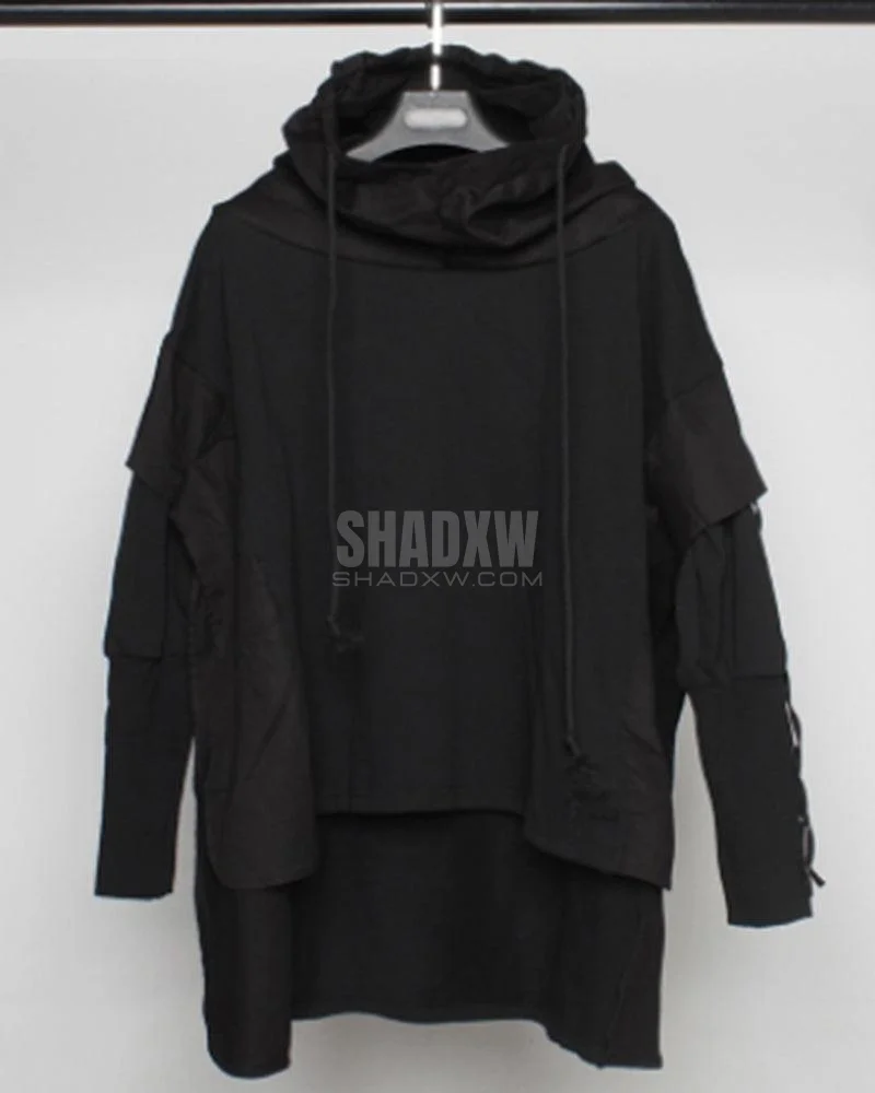 Men Cape Hoodie - Image 10