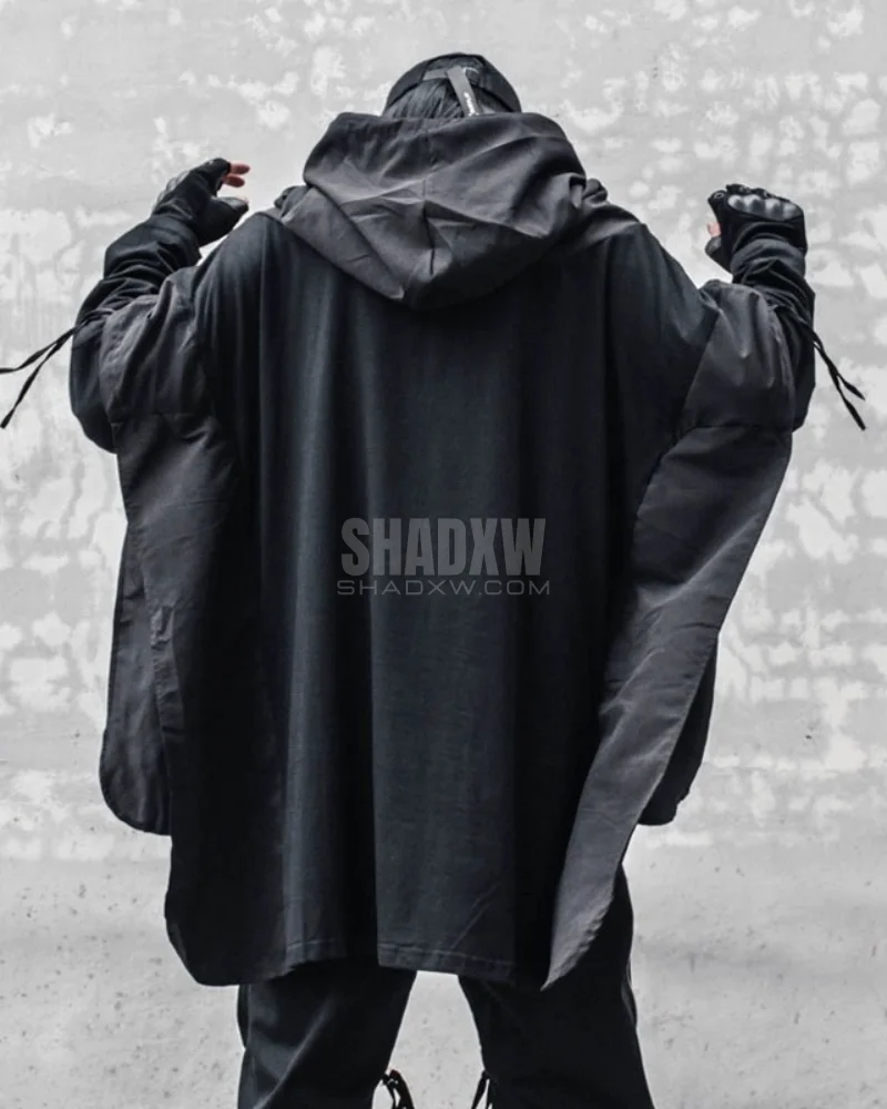 Men Cape Hoodie - Image 5