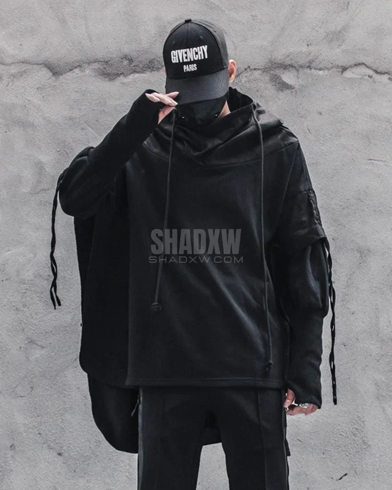 Men Cape Hoodie - Image 7