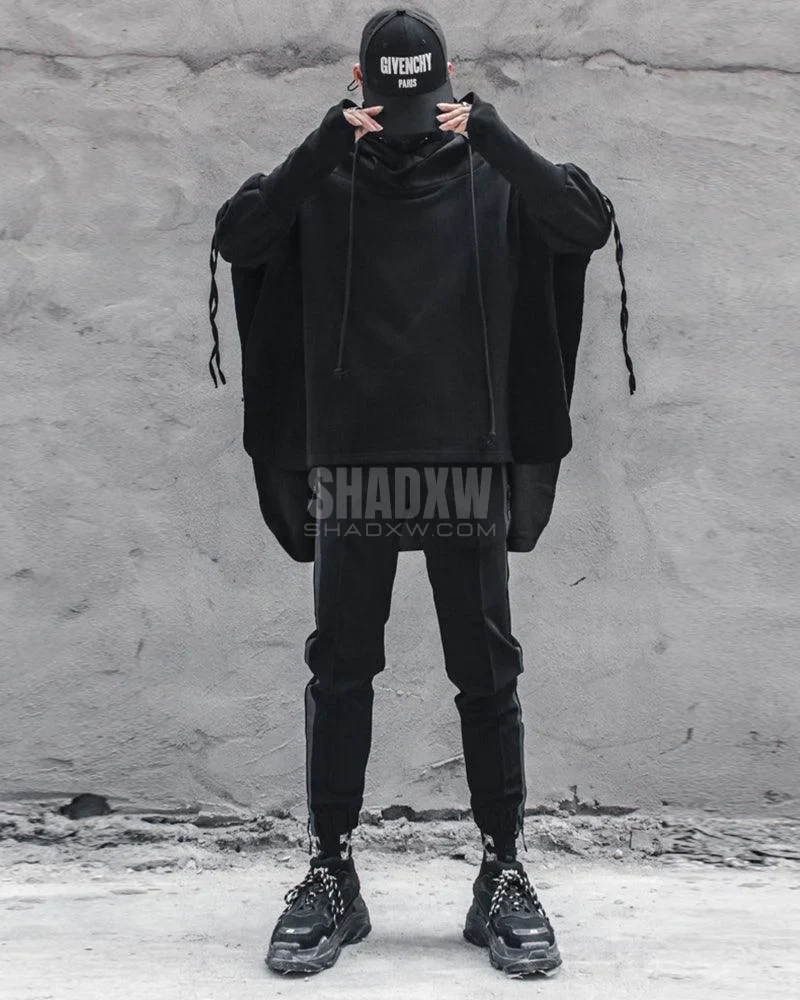 Men Cape Hoodie - Image 9