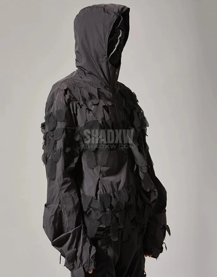 Men Patchwork Jacket - Image 2