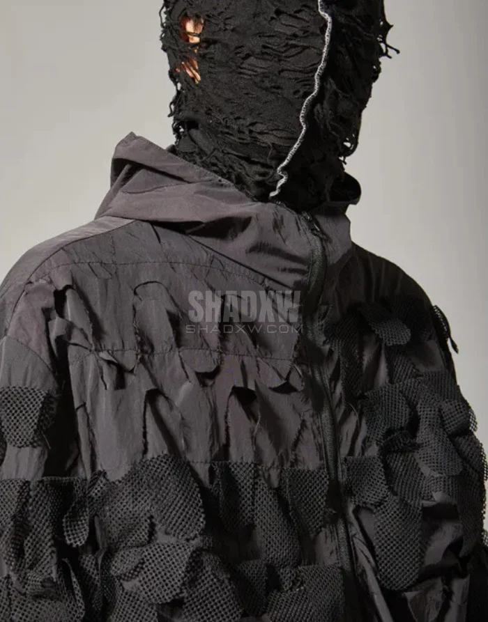 Men Patchwork Jacket - Image 6
