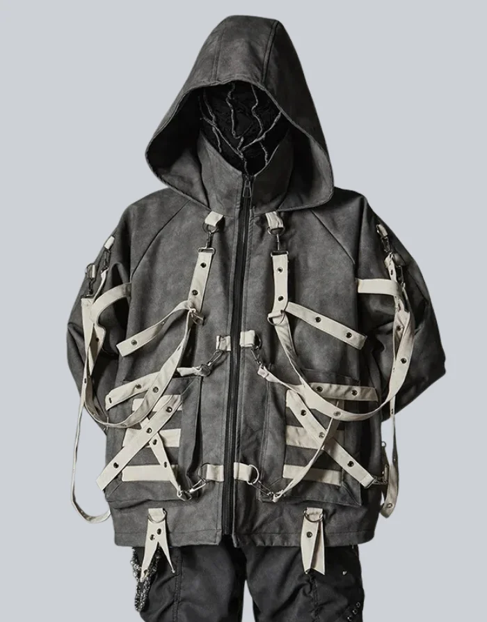 Men Tactical Leather Jacket