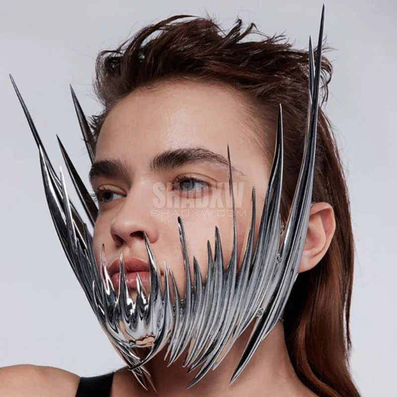 Metal Cyberpunk Mask - Image 12
