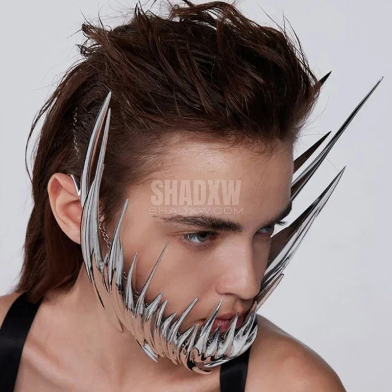 Metal Cyberpunk Mask - Image 2