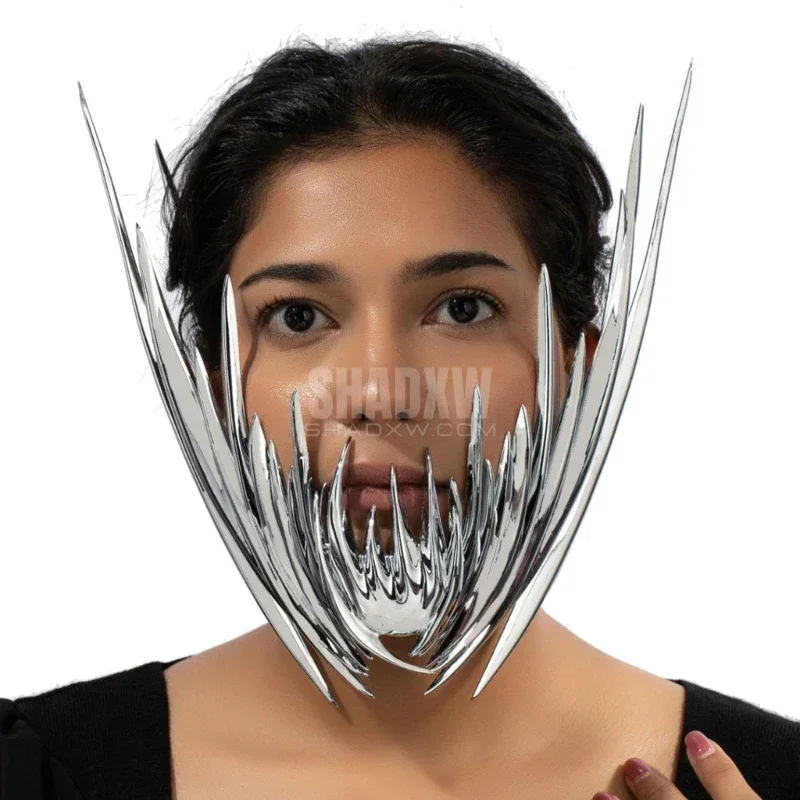 Metal Cyberpunk Mask - Image 3