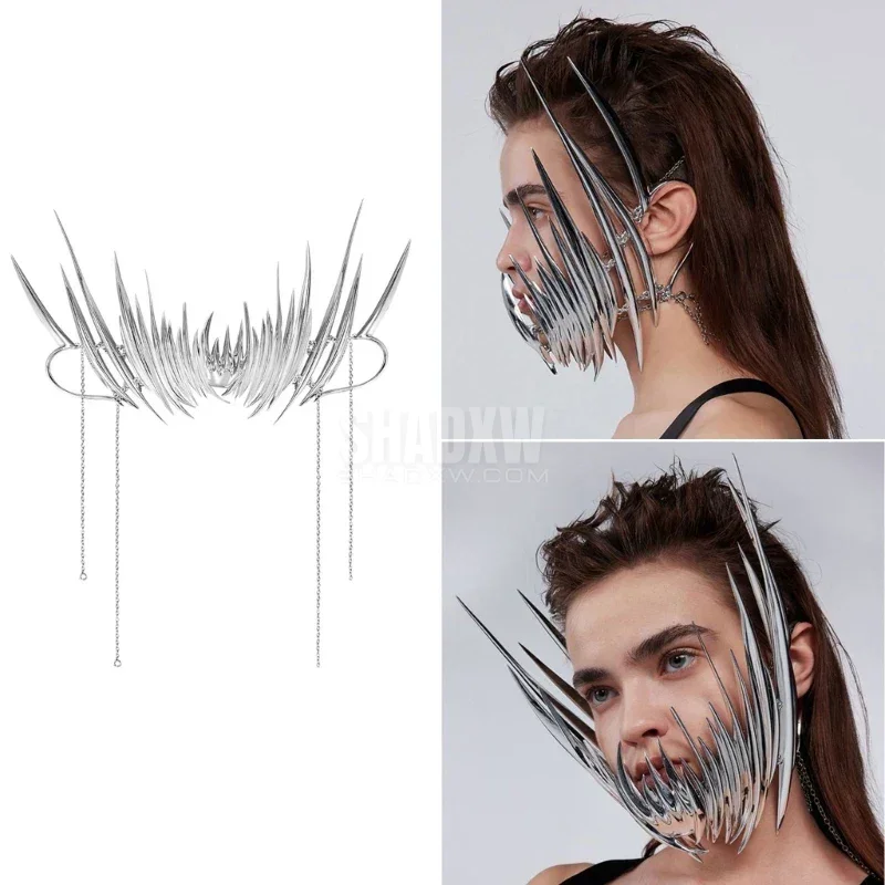 Metal Cyberpunk Mask - Image 4