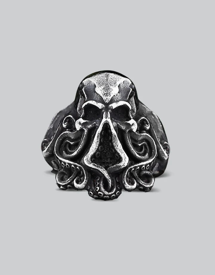 Octopus Skull Ring