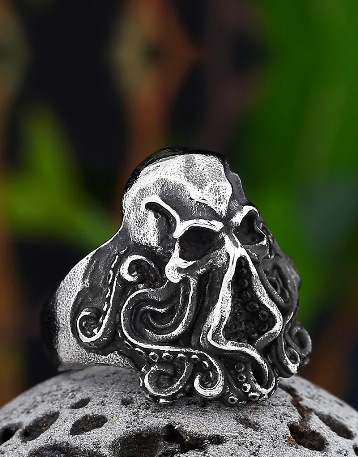Octopus Skull Ring - Image 5