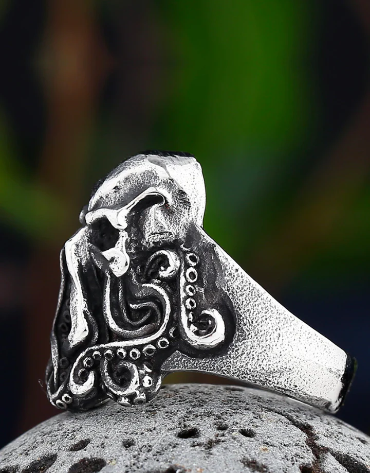 Octopus Skull Ring - Image 6