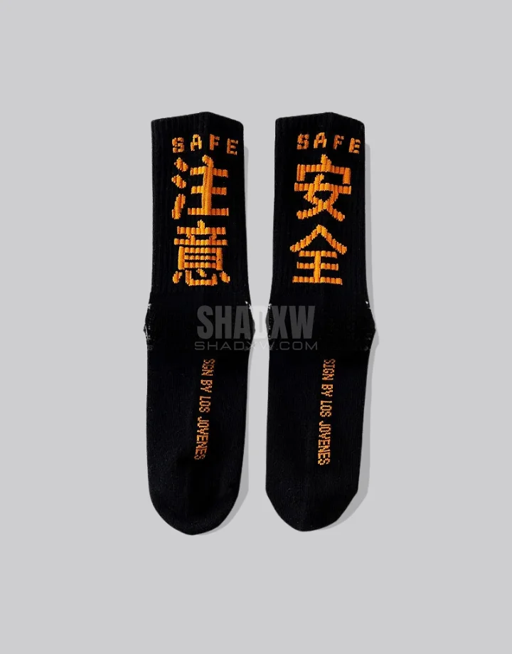 Orange and Black Socks - Image 3