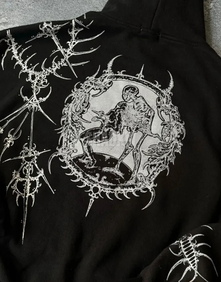 Oversized Goth Hoodie - Image 4