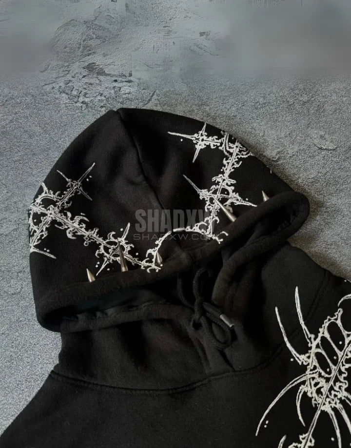 Oversized Goth Hoodie - Image 5