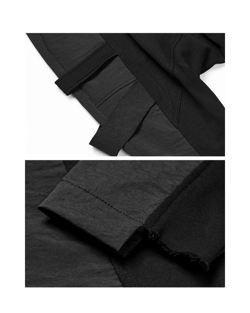 Patchwork Cargo Jeans - Image 11