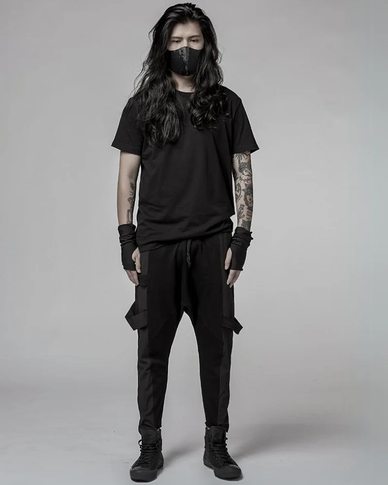 Patchwork Cargo Jeans - Image 6