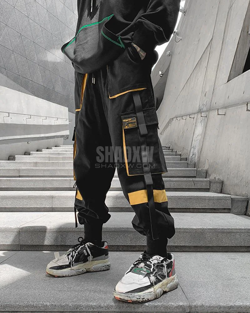 Patchwork Cargo Pants - Image 3