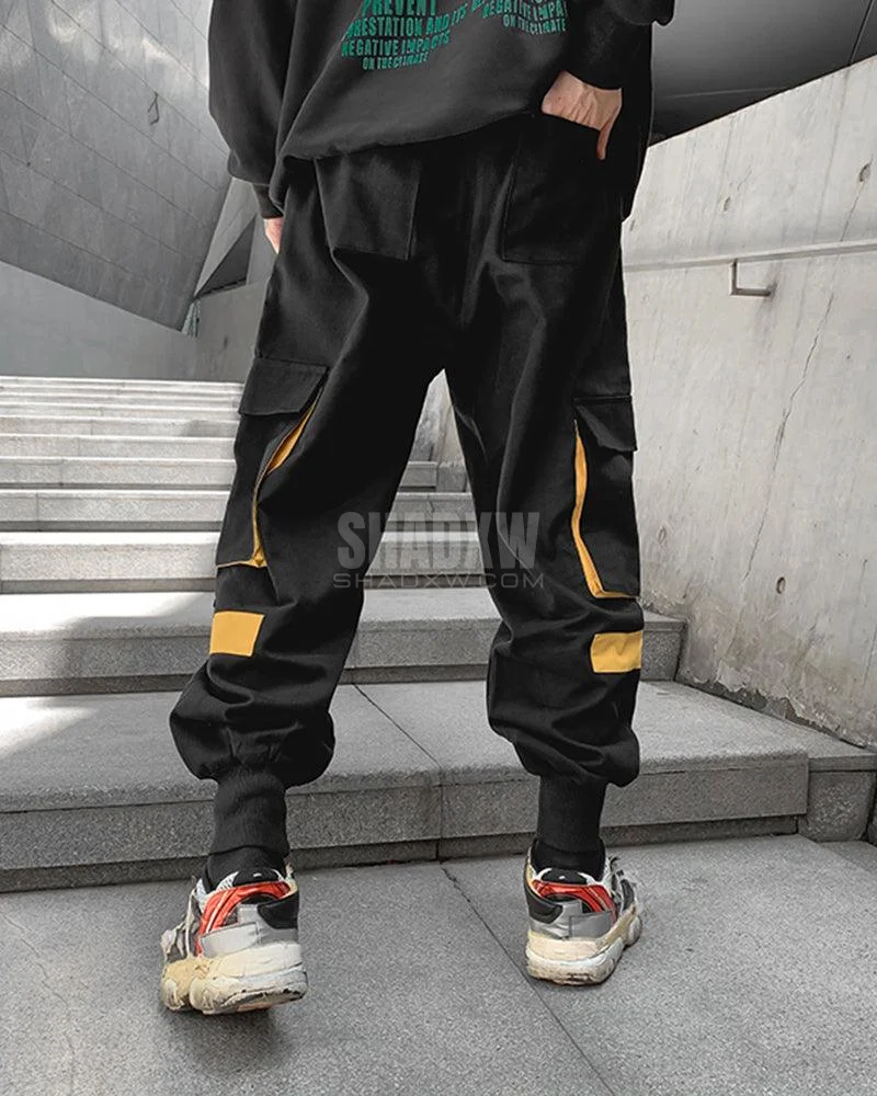 Patchwork Cargo Pants - Image 4