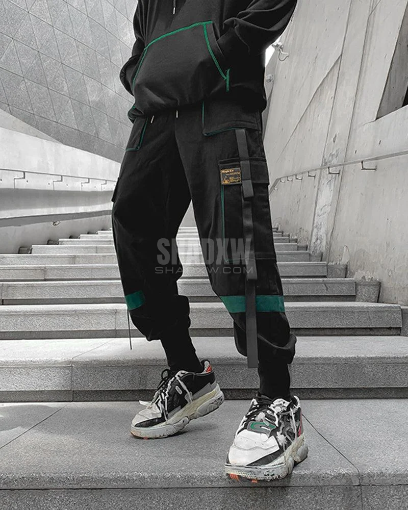 Patchwork Cargo Pants - Image 7