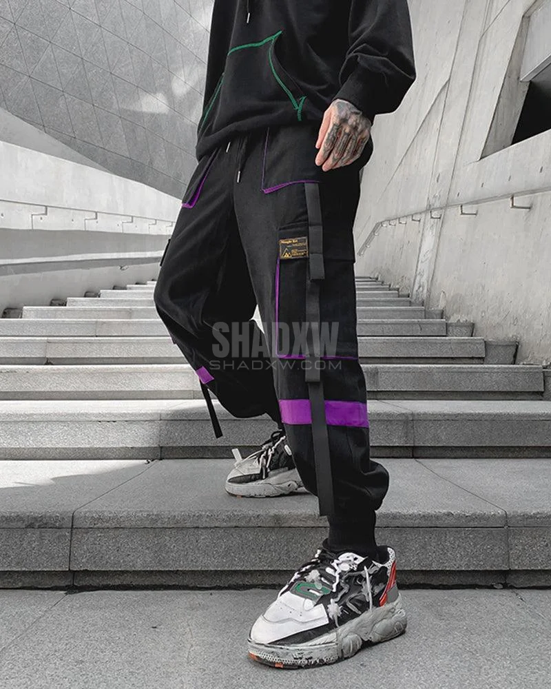 Patchwork Cargo Pants - Image 9