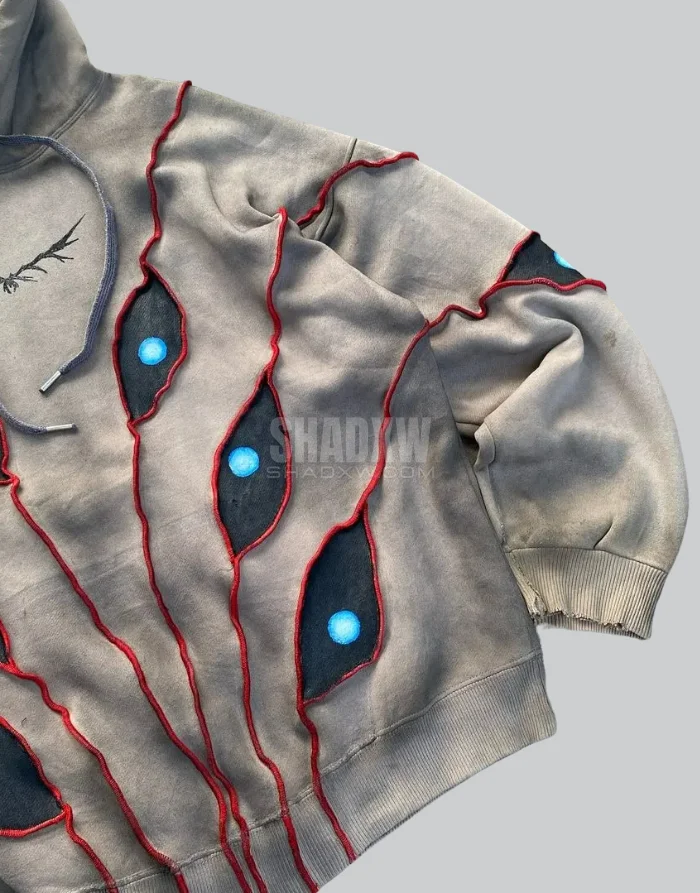 Patchwork Eye Hoodie - Image 3