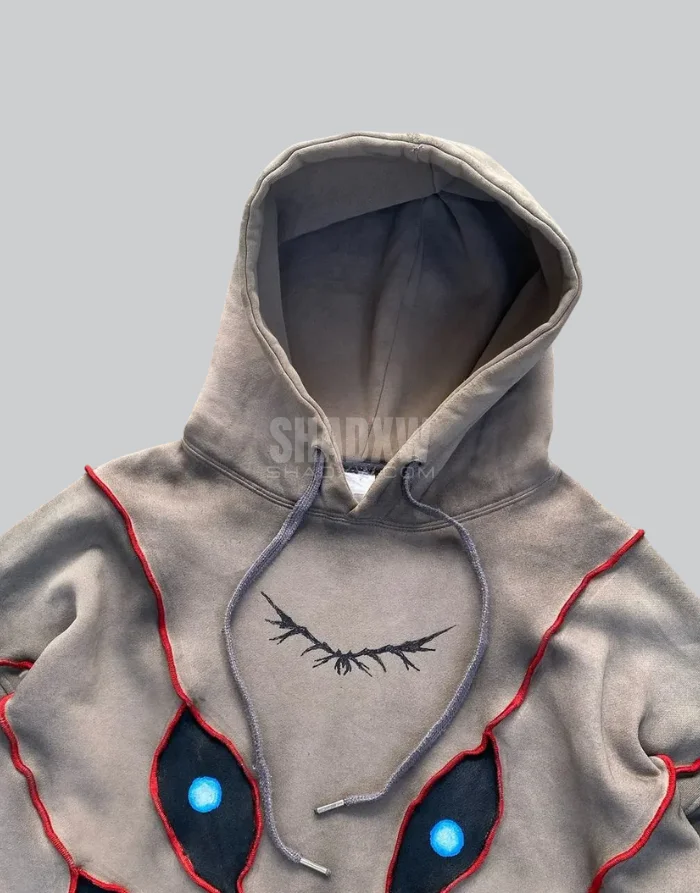 Patchwork Eye Hoodie - Image 5