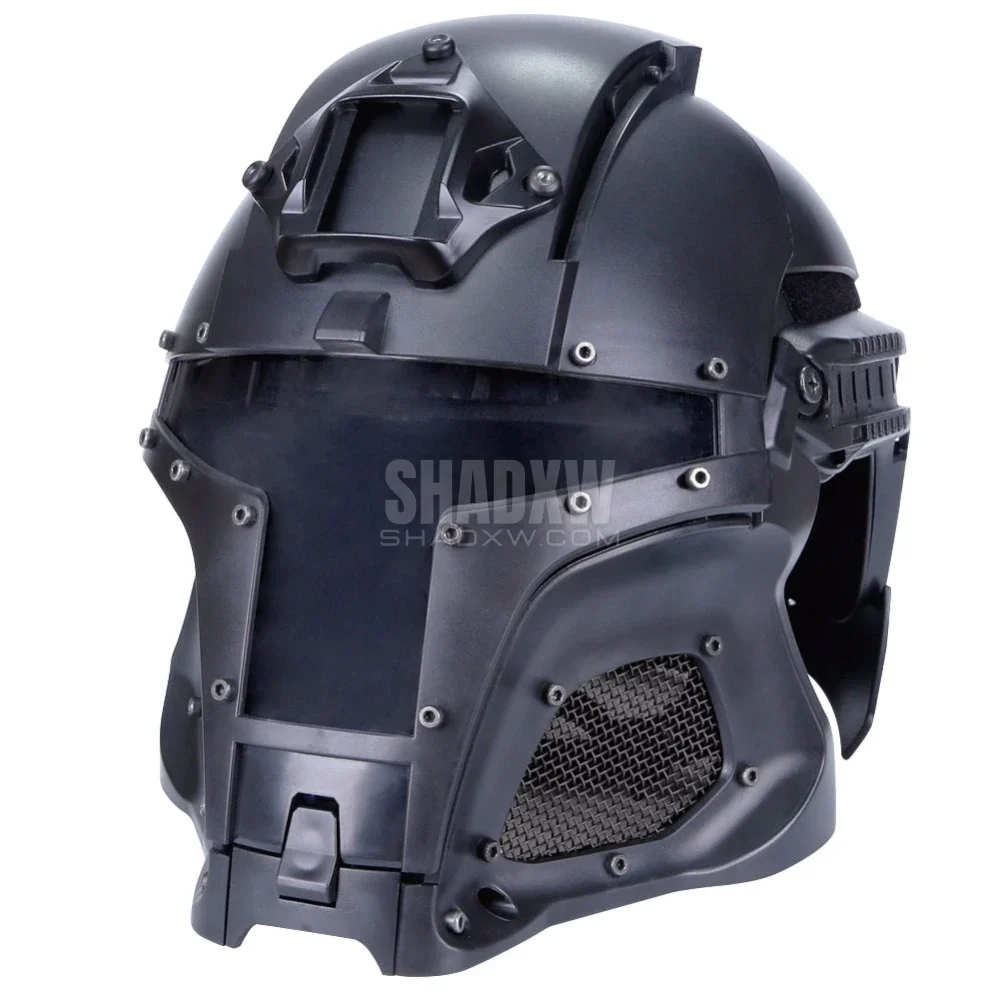 Police Cyberpunk Helmet - Image 2