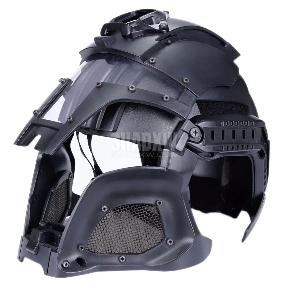 Police Cyberpunk Helmet - Image 3