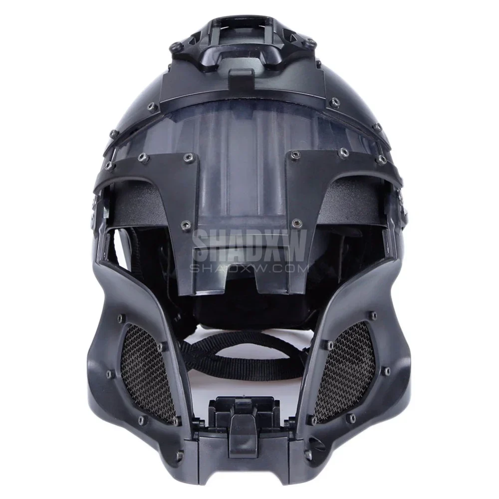 Police Cyberpunk Helmet - Image 4