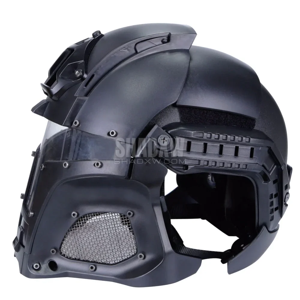 Police Cyberpunk Helmet - Image 5