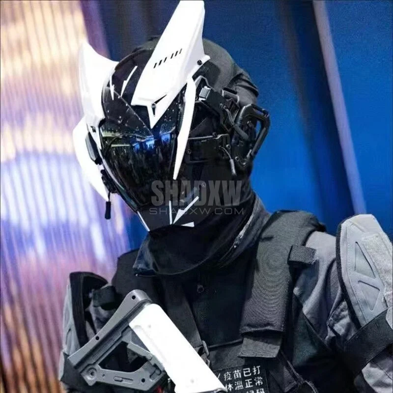 Ranger Cyberpunk Helmet - Image 2