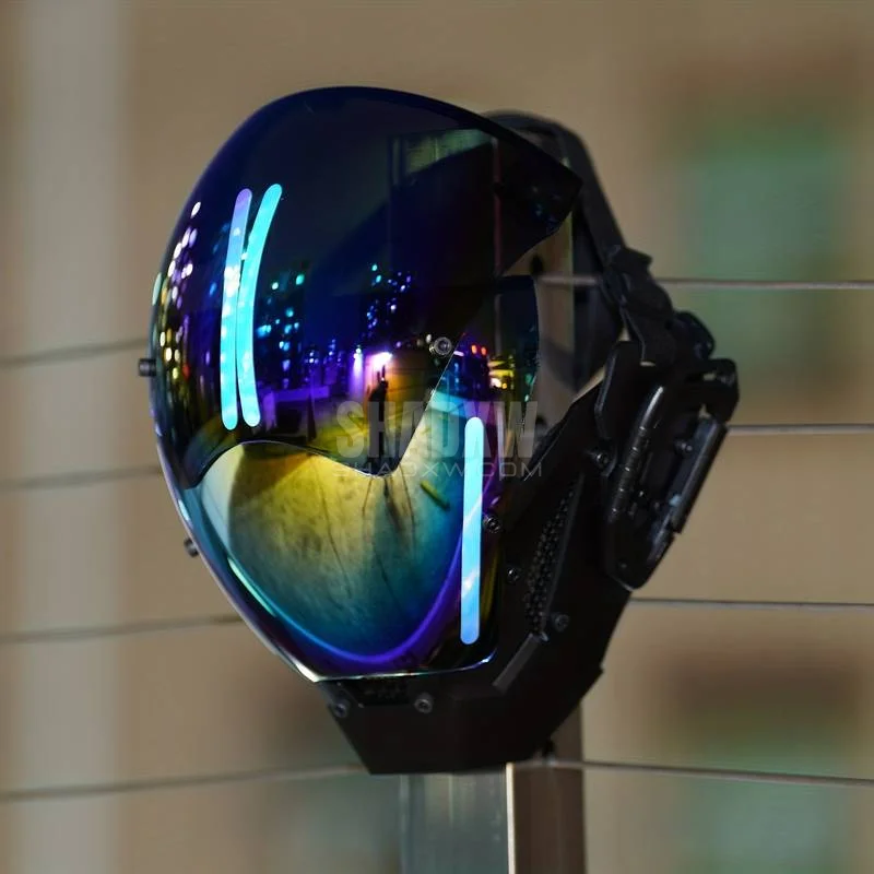 Reflective Cyberpunk Helmet - Image 4