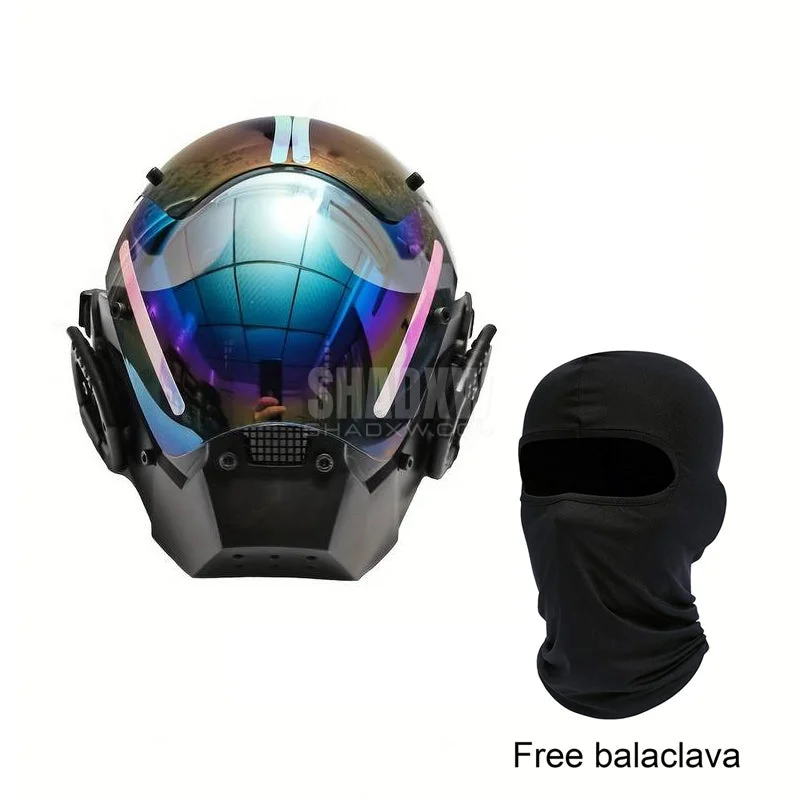 Reflective Cyberpunk Helmet - Image 5