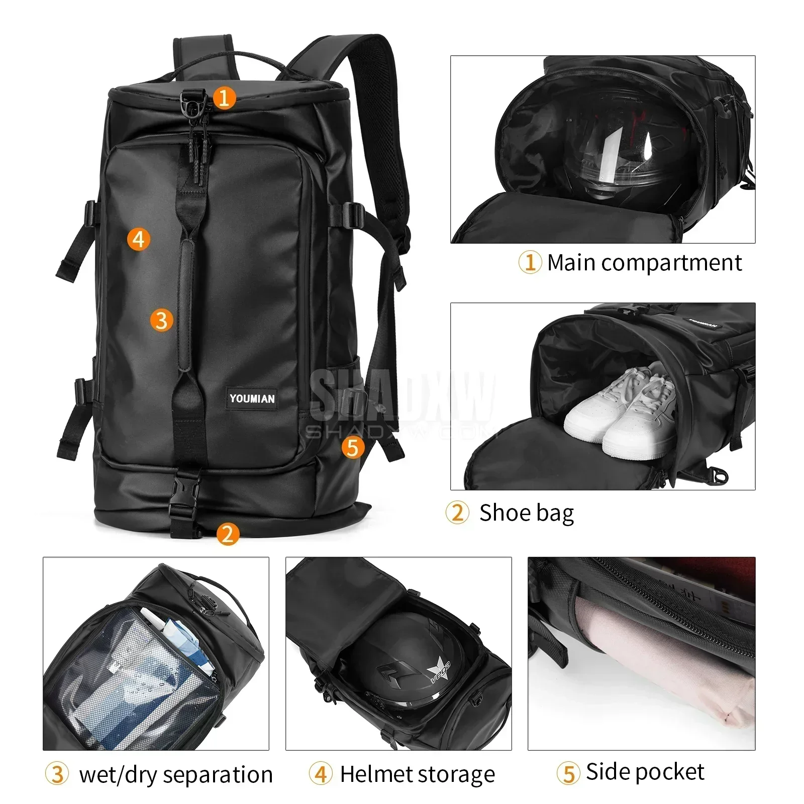 Shoulder Tactical Backpack - Image 9