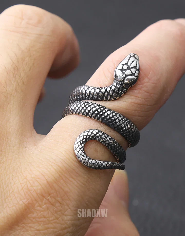Silver Snake Ring - Image 2