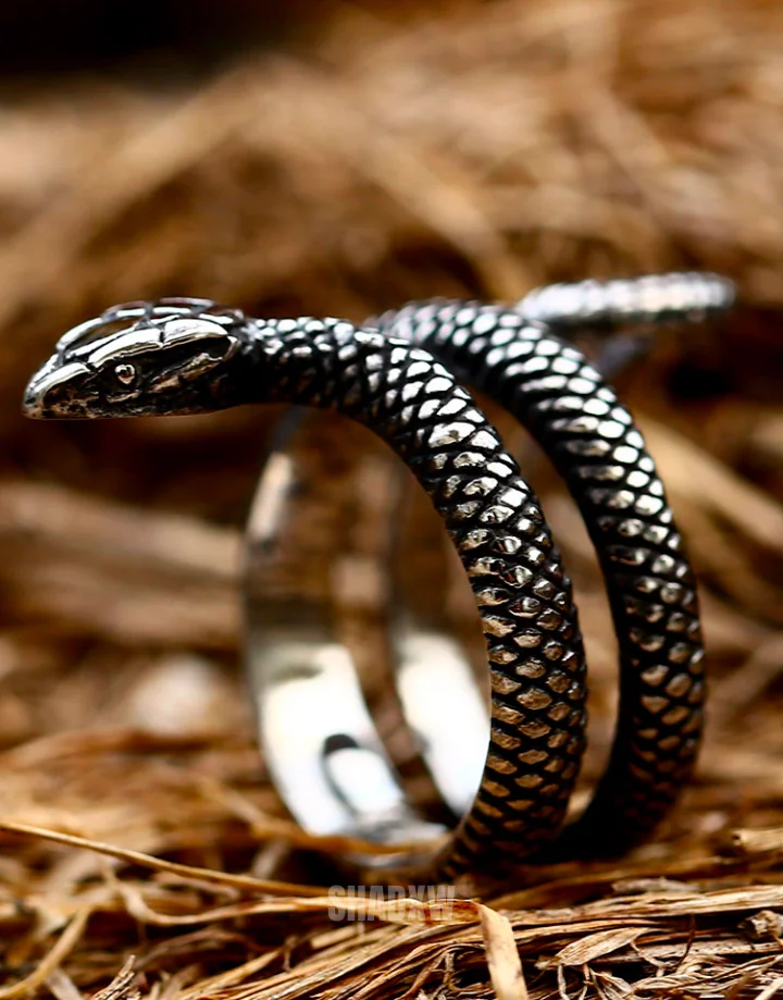 Silver Snake Ring - Image 4
