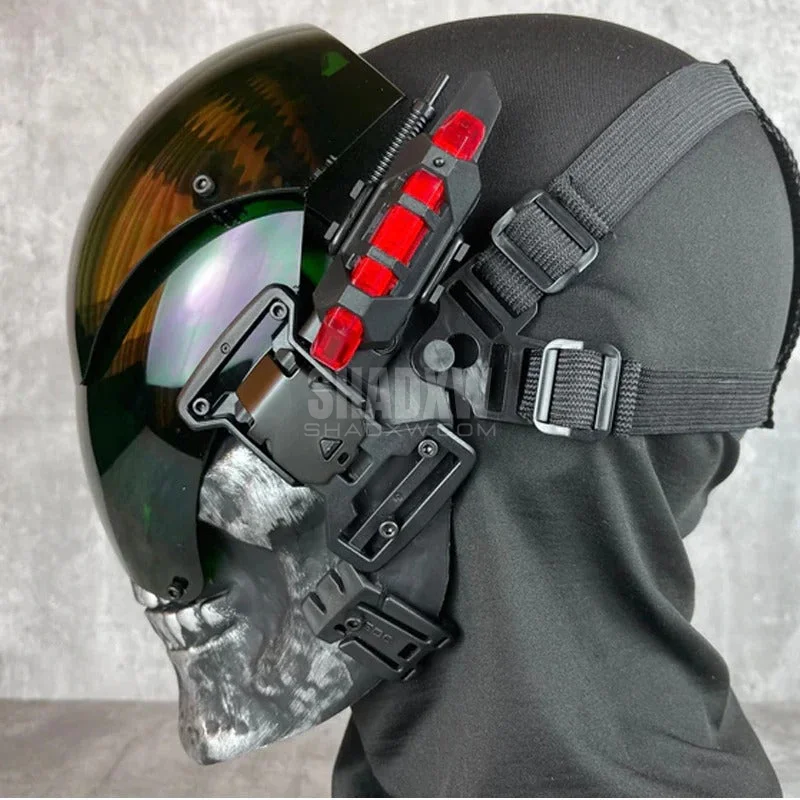 Skull Cyberpunk Helmet - Image 3