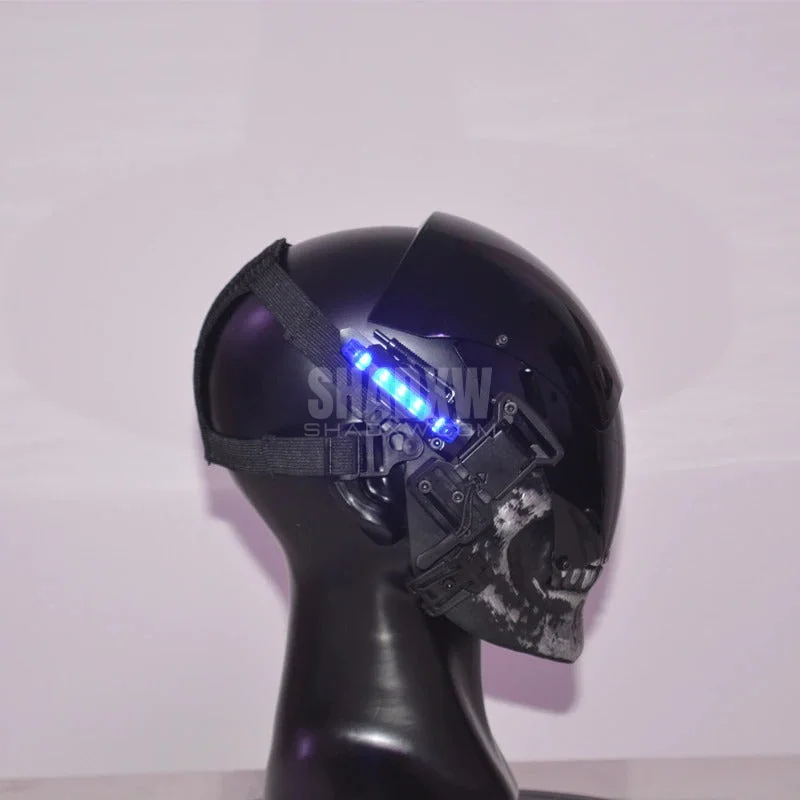 Skull Cyberpunk Helmet - Image 7